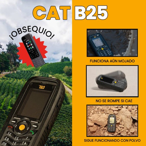 CELULAR CAT B25 + CELULAR 6300 GRATIS 😱🎁