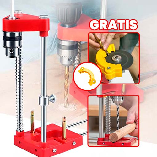 TALADRO DE BANCO PORTÁTIL + AFILADOR DE BROCAS GRATIS 😱🎁