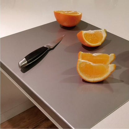 Dúo de Tablas de Acero para Mesón | Tabla de 60 x 40 cm y GRATIS 1 Mediana👌✨🥑🍎