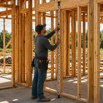 Estadal telescópico profesional 5M 📏👷🏼‍♂️