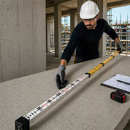 Estadal telescópico profesional 5M 📏👷🏼‍♂️