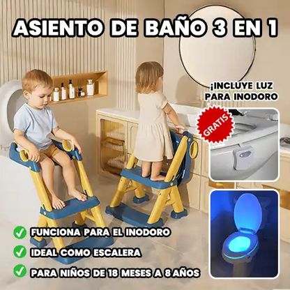 Asiento baño 3 en 1