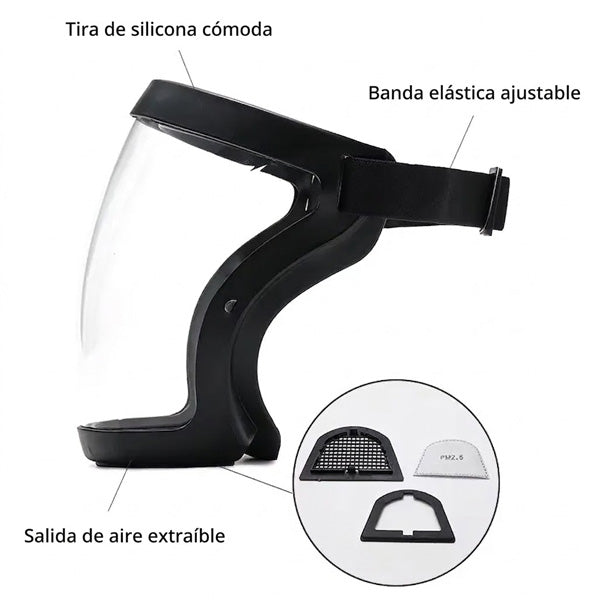 Auto nivelador láser + máscara de seguridad