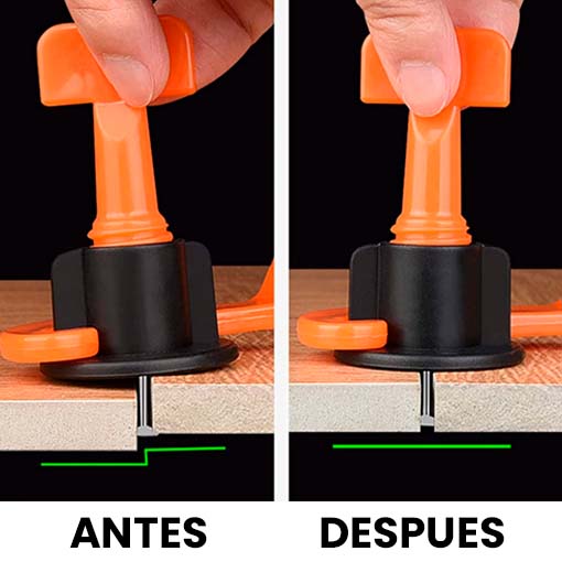 KIT PARA NIVELACIÓN DE BALDOSAS 👷⚒️ NIVELADORES + AGUJAS DE REPUESTO + FIJADORES DE ÁNGULO