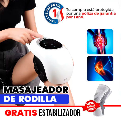 MASAJEADOR DE RODILLA + ESTABILIZADOR GRATIS 🎁😱