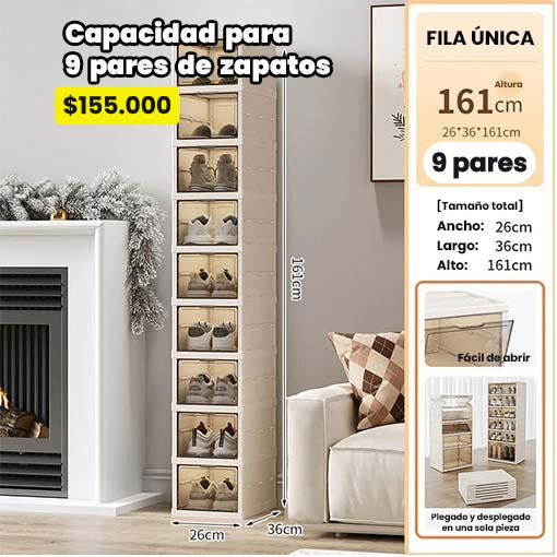 Organizador de zapatos plegable