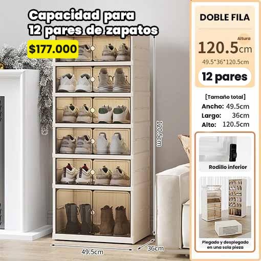 Organizador de zapatos plegable