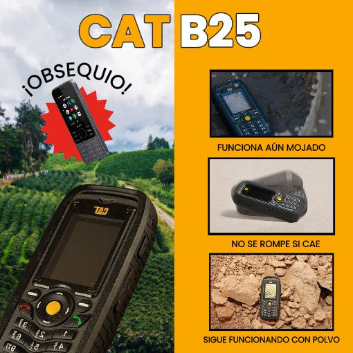 CELULAR CAT B25 + CELULAR 6300 GRATIS 😱🎁