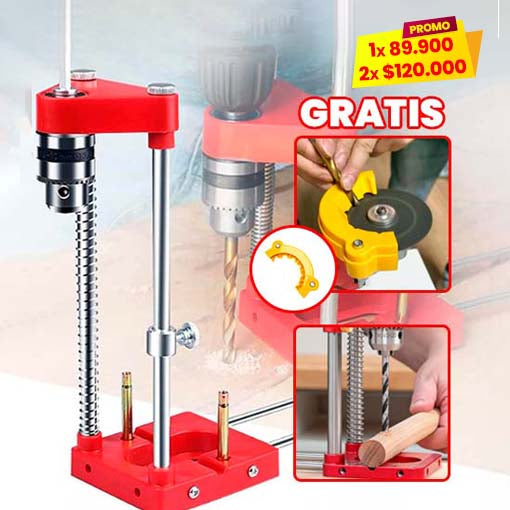 TALADRO DE BANCO PORTÁTIL + AFILADOR DE BROCAS GRATIS 😱🎁